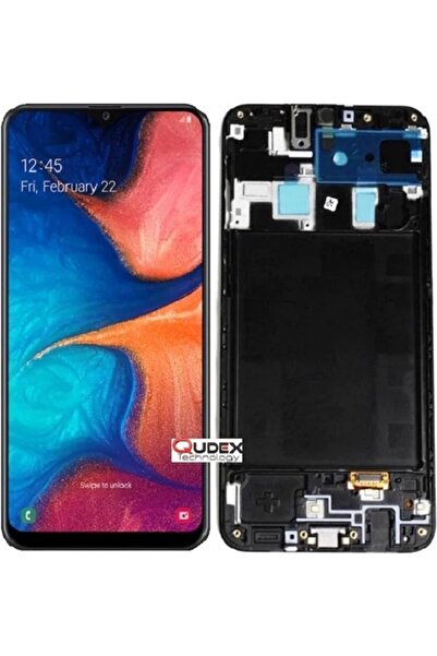 Qudex Samsung A20 Lcd Ekran Dokunmatik Çıtalı (SM-A205F)