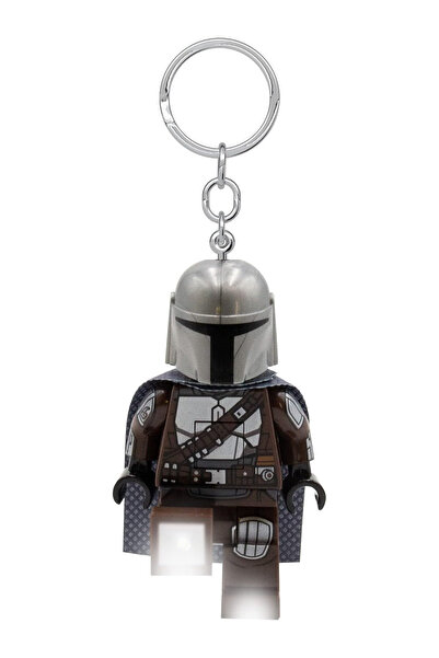 LEGO KE187H Star Wars The Mandolarian LED Işıklı Anahtarlık 7,6 cm Çanta Akse...
