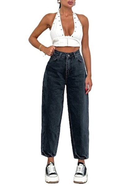 StreetWear Outlet Women's High Waist Balloon Jeans