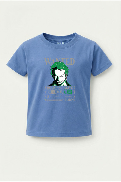 nirvoda Tricou pentru copii Wanted Roronoa Zoro Tricou pentru copii cu imprim...