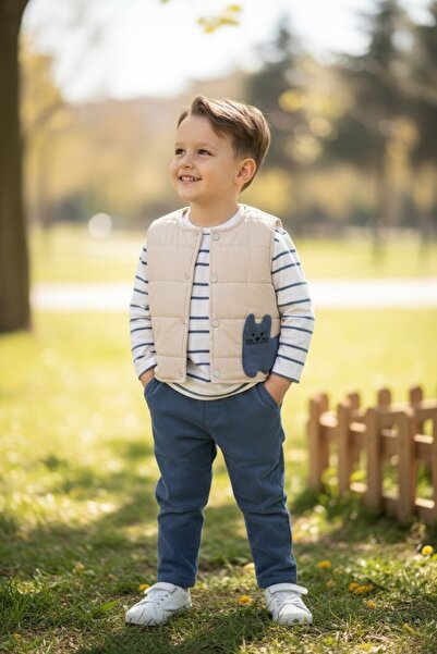 Ercahome tekstil Velvet Suit with Belt 3-Piece Set 9 Months, 12 Months, 18 Mo...