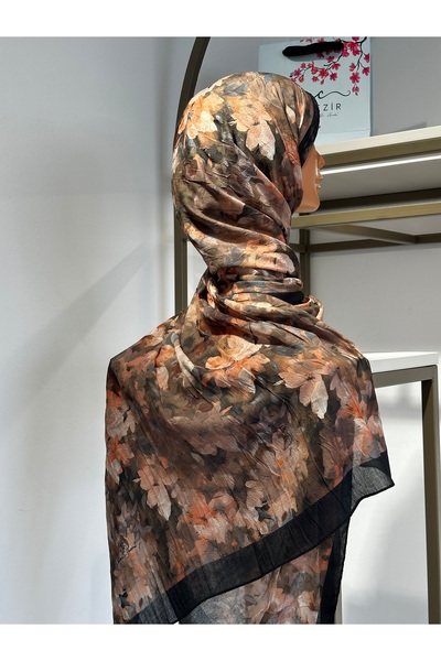 SHAWL SECRET Desenli Bambu Kraş Şal