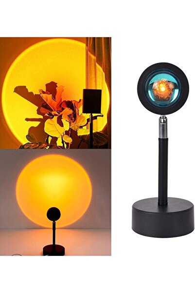 zola Sunset projection lamp, USB power supply, 2.5 W, brightness 125 lm, alum...