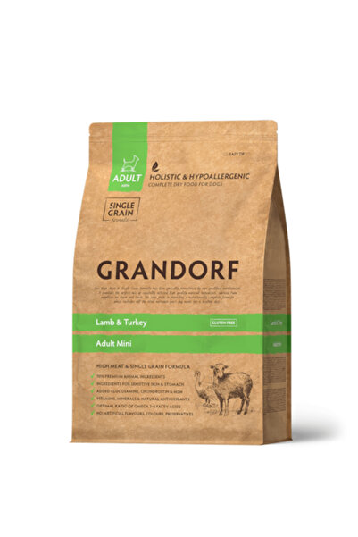 Grandorf Hrană uscată pentru câini adulți de rasă mică, miel și curcan, 3 kg