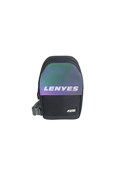 Lenyes LB712 حقيبة صدر مقاومة للماء متعددة الأغراض من سلسلة دازلينج، لون أسود...