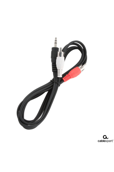 Cablexpert Audio Cable Jack 3.5mm to 2 x RCA, 5m