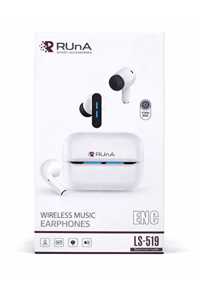 runa LS-519 ENC Kablosuz Bluetooth Kulaklık Strong Bass Type-C Şarj