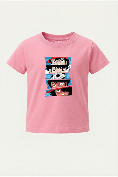 nirvoda Children's T-Shirt Tsubasa Printed Kids T-Shirt