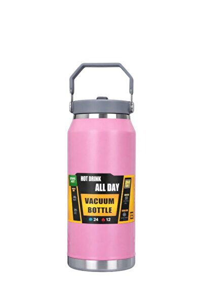 WDA 1ltr Insulated Vacuum Water Bottle, Stainless Steel, Wide Mouth