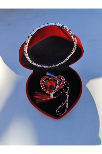 Nu Bracelet and brooch set