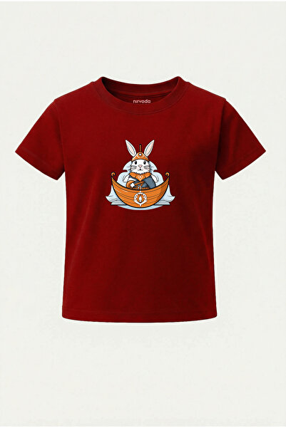 nirvoda Детска тениска Viking Rabbit Детска тениска с принт