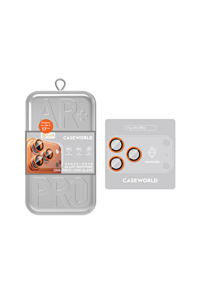 CaseWorld واقي عدسة آيفون 17 برو ماكس من السبائك والياقوت الأزرق مضاد للانعكا...