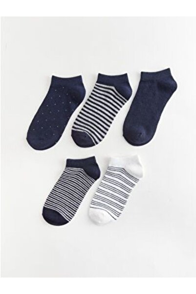 LC Waikiki Striped Boy's Booties Socks Pack of 5