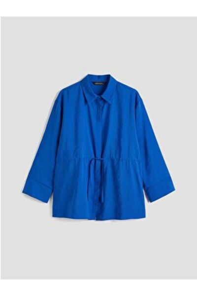 LC Waikiki Women's Tie-Waist Shirt Tunic