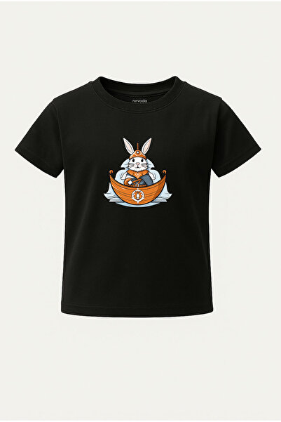 nirvoda Детска тениска Viking Rabbit Детска тениска с принт