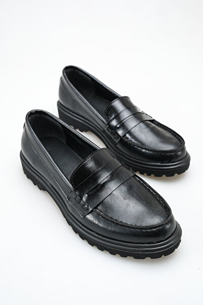 FEMME Women's Loafer Daily Classic Shoes Casual Moccasin Berly Black Patent L...