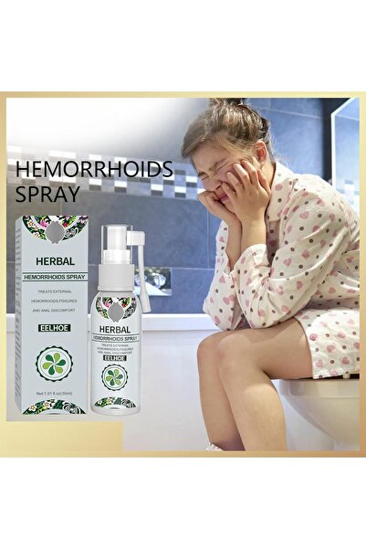 JDLYEVER Herbal Hemorrhoids Spray for Soothing Relief 30ml