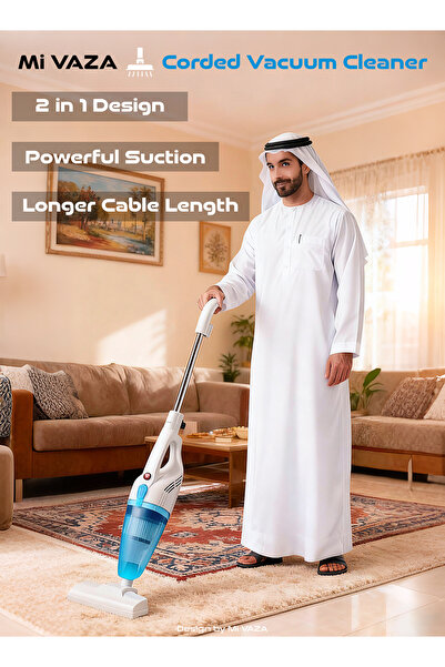 Mi VAZA 2-in-1 Corded Vacuum Cleaner - 650W Upright Vacuum Cleaner with HEPA ...