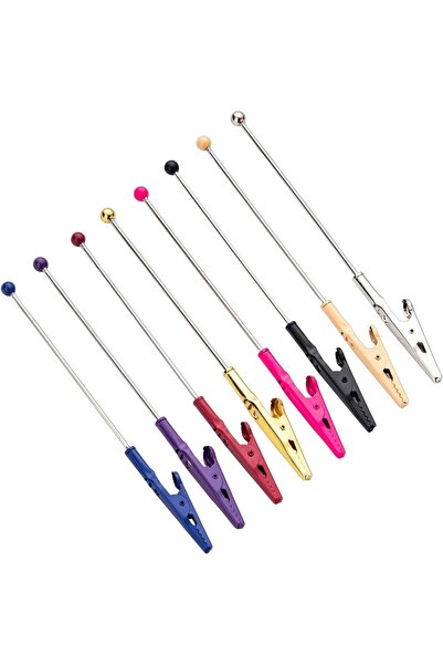 Arabest Multicolor Metal Long-Tailed Alligator Clamps, for Pictures, Notes, M...