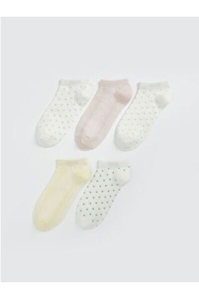 LC Waikiki Patterned Women's Booties Socks 5-Pack