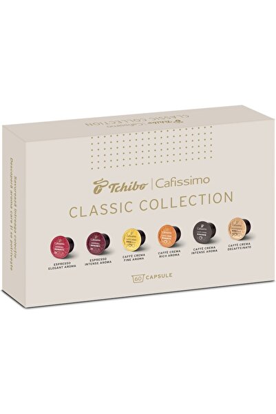 Tchibo Cafissimo Пакет кафе капсули Classic Collection, 6 вкуса, 60 бр., 436 г