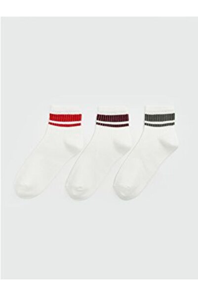 LC Waikiki Striped Women's Socks 3-Piece