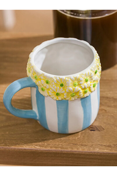 LC Waikiki Lcw Home Mixed Floral Patterned Ceramic Mug 310 ml