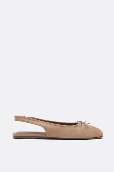 Stradivarius Destalonlu suni deri babet