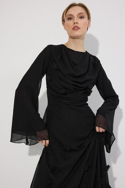 Touché Privé Lined chiffon dress