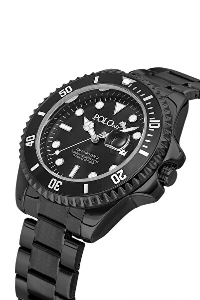 Polo Air Men's Wristwatch with Lens Calendar Black Color Pl-7073E1X