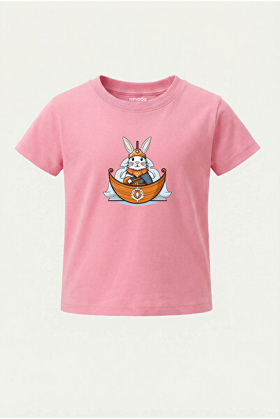 nirvoda Детска тениска Viking Rabbit Детска тениска с принт