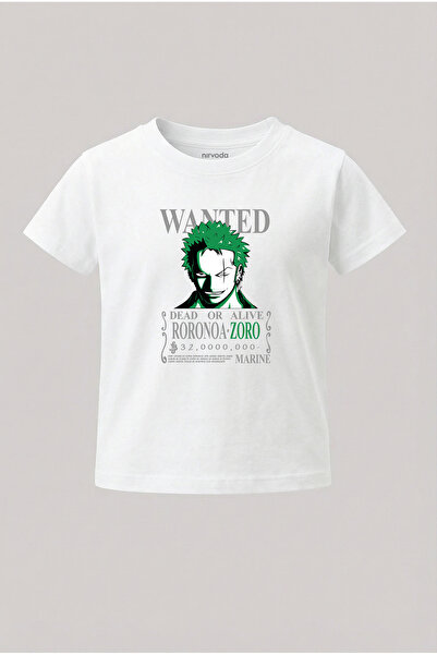 nirvoda Tricou pentru copii Wanted Roronoa Zoro Tricou pentru copii cu imprim...