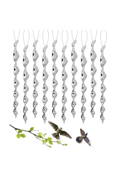 zola Комплект от 10 плашила за птици, въртящи се светлоотразителни пръчки, 30...