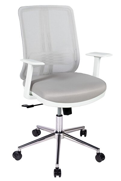 Ofisbazaar UP Beyaz Fileli Çalışma Koltuğu | Ergonomik Şef ve Toplantı Koltuğ...