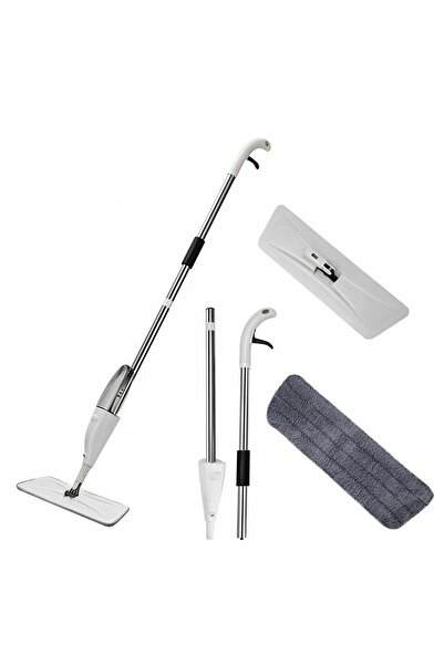 zola Mop with sprayer, velcro fastening mop, plastic, length 128 cm, white