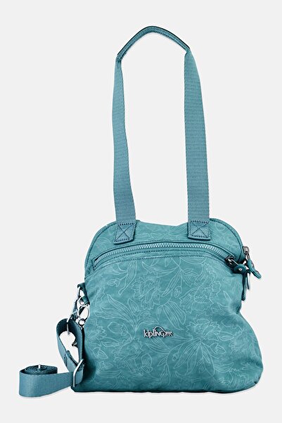 Kipling Women Brand Logo Cross Body Bag, Light Teal