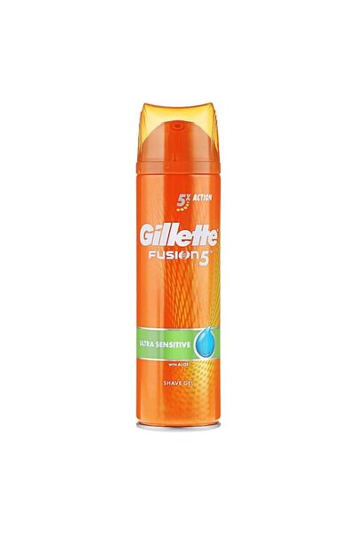 Gillette Gel de ras Fusion 5 Sensitive, 200 ml