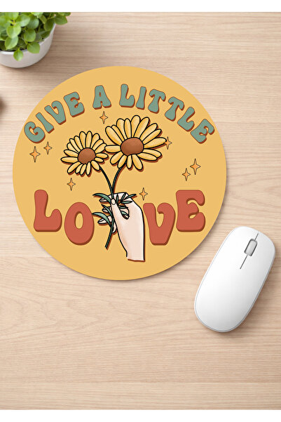 Eylül Design لوحة ماوس مستديرة مطبوعة تحمل طابع تحفيزي ومضادة للانزلاق، لوحة ...