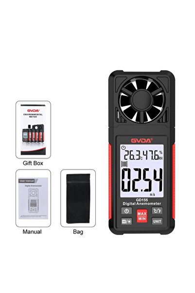 Choice GD155 GVDA Digital Anemometer Handheld Wind Speed Meter GD155 for Meas...