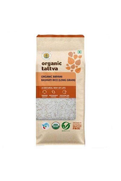 Organic Tattva أرز بسمتي عضوي فاخر طويل الحبة عطري للبرياني (1 كجم)