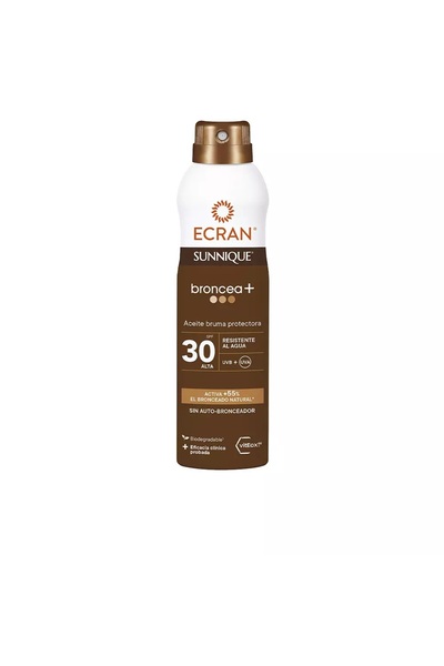 Ecran Spray cu protectie solara pentru corp SUNNIQUE BRONCEA+ SPF30 250 ml