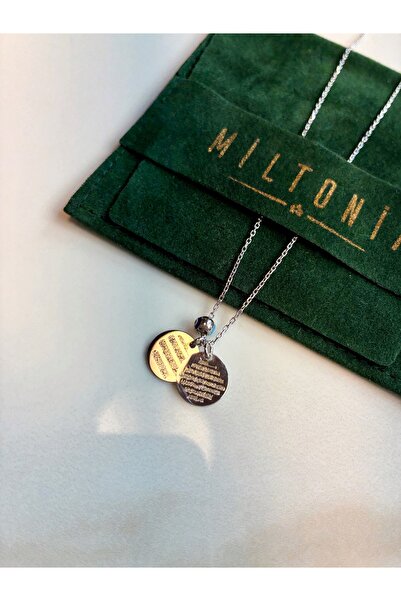 Miltonia 925s Nazar Duası & Ayetel Kürsi Dualı Gümüş Kolye