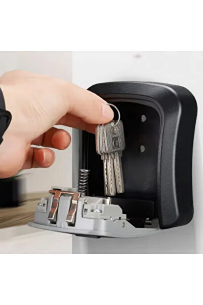 zola Кутия за ключове, изработена от ABS, с код за сигурност, черно/сива, 19 ...