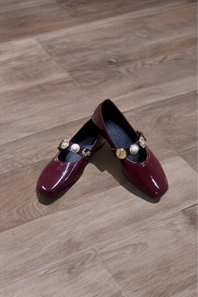 SWORD Balerini casual - Balerini casual cu perle și accesorii de sigiliu - Ba...