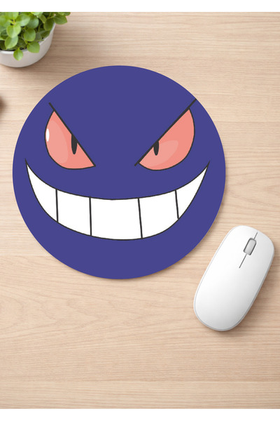Eylül Design Pokemon Printed Round Non-Slip Mousepad Ergonomic Mouse Pad