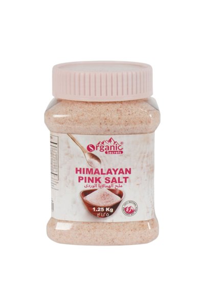 Organic Secrets HIMALAYAN PINK SALT 1.25 KG JAR