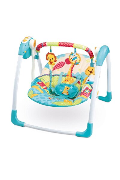Mastela Deluxe Portable Swing Electric Baby Rocker – 5 Speeds 3 Timers 2 Recl...