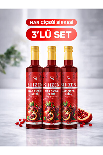Shizen Kozmetik Nar Çiçeği Sirkesi 3'lü Paket