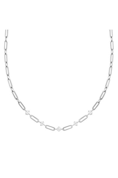 NOMİNATİON CHAINSOFSTYLE Paslanmaz Çelik Zirkonyum Taşlı Kolye