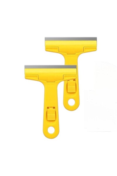 WDA Portable Cleaning Scraper with Replaceable Blade- 2 Pieces